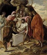 El Greco The Entombment of Christ painting